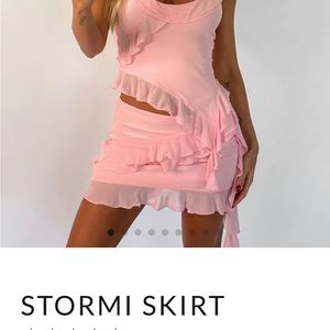 Selling small Tiger mist stormi baby skirt